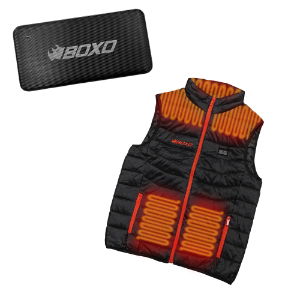 Boxo Heated Body Warmer (Size Options) Including Power Bank