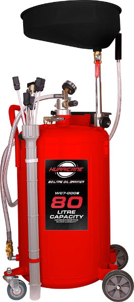 Hurricane 80 Litre Oil Drainer With Extraction V2