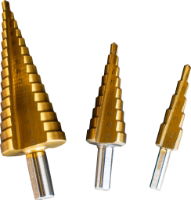 Powerhand Step Drill Set 3 Pc