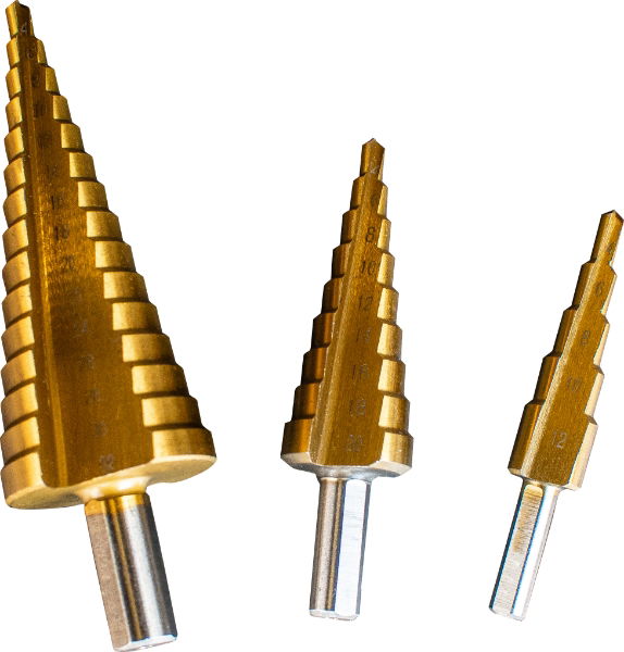 Powerhand Step Drill Set 3 Pc