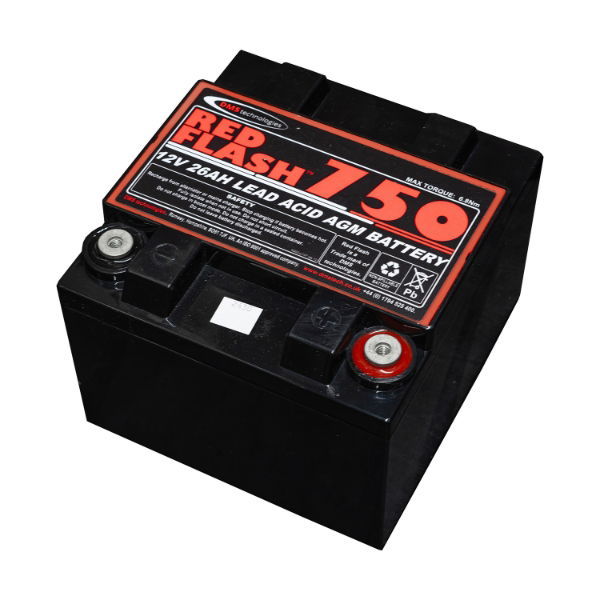 26Ah Red Flash 750 Battery