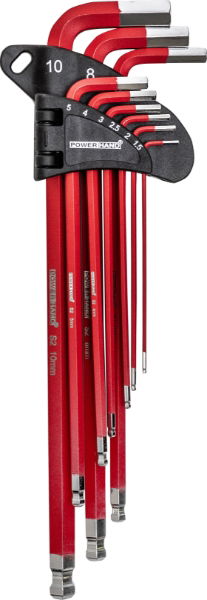 PowerHand Magnetic Hex Key Set 9 Pc